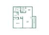 1 Bedroom Floor Plan